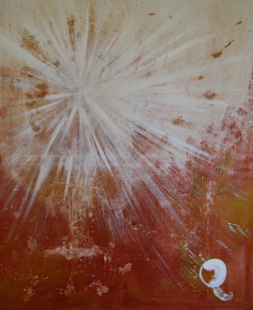 Strom života, akryl na plátne, 100 x 120 cm